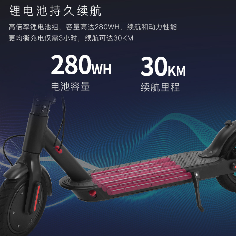 外贸款户外越野滑板车成人代步车减震scooter可折叠电动滑板车 3