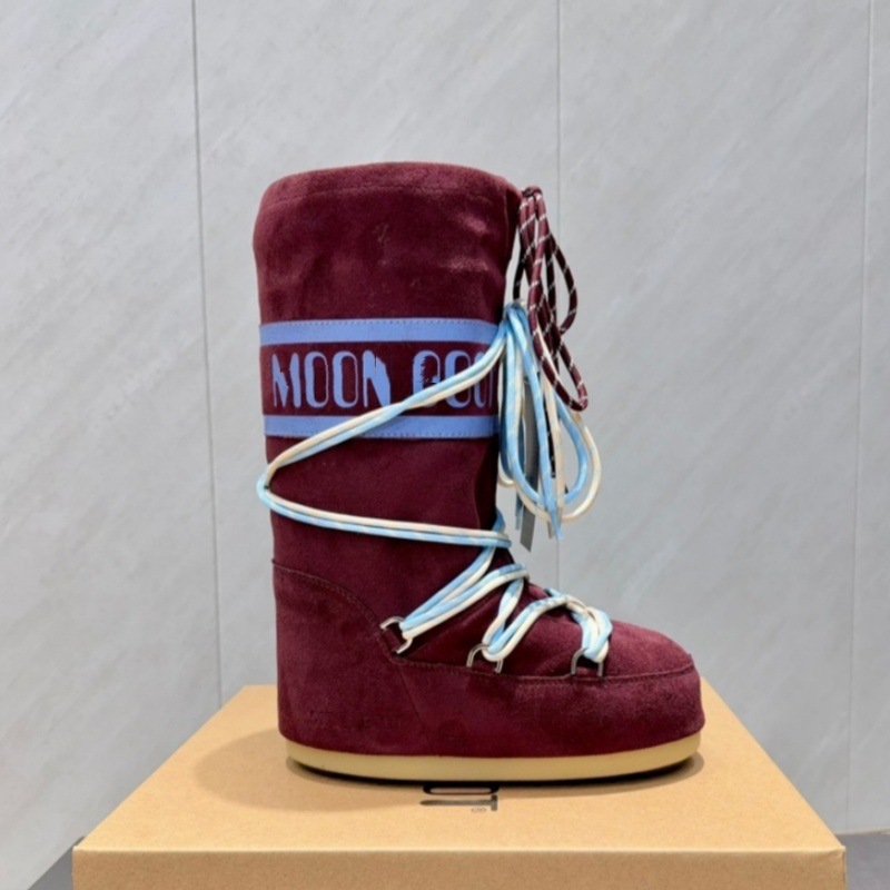 高定25ss秋冬新款月亮靴雪地靴系列内增高防滑保暖丑萌滑雪鞋短靴 58