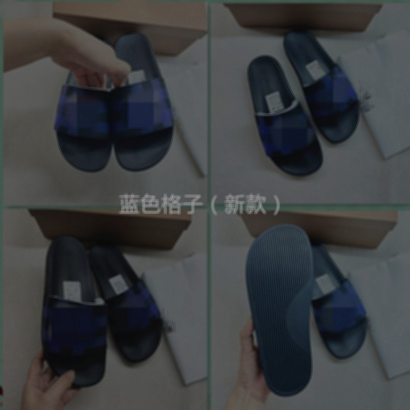 棱格纹印花方块拖鞋2025夏季跨境柬埔寨金边越南尼日利亚slippers 13