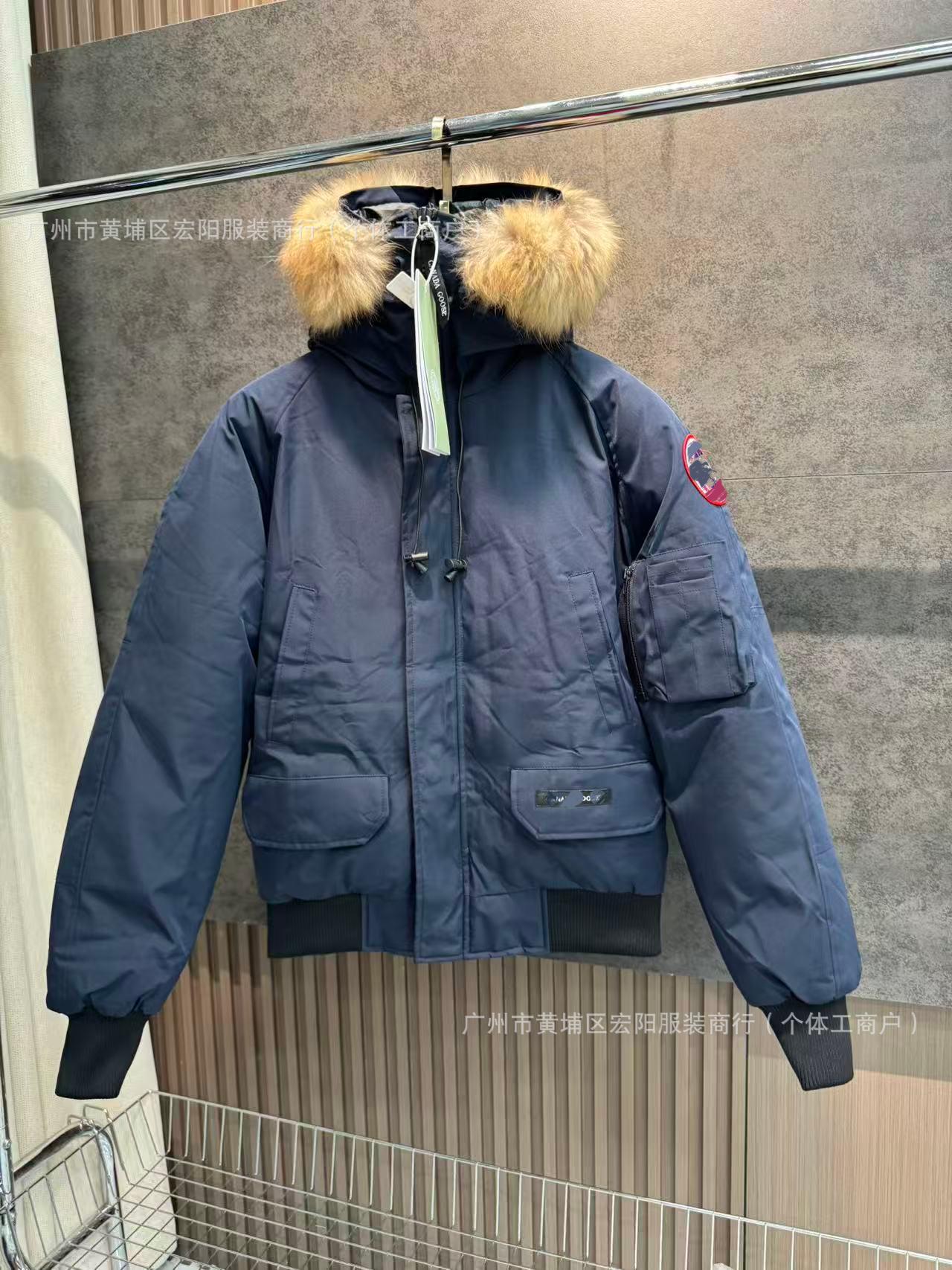 29款大鹅毛领大口袋男女同款派克棉服宽松连帽加厚保暖中长款外套 21