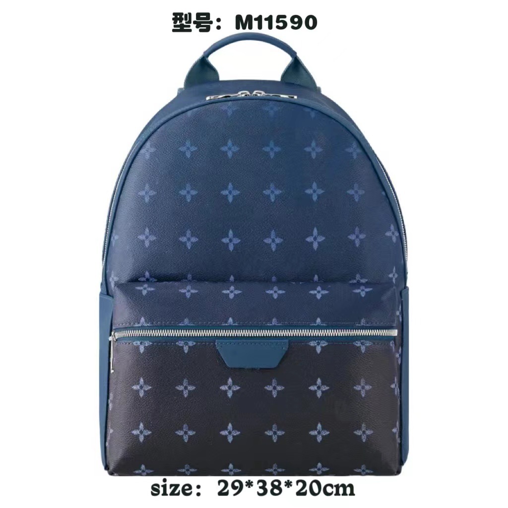 2024新款欧美双肩包男士大容量商务背包时尚书包防水背包学生书包 9