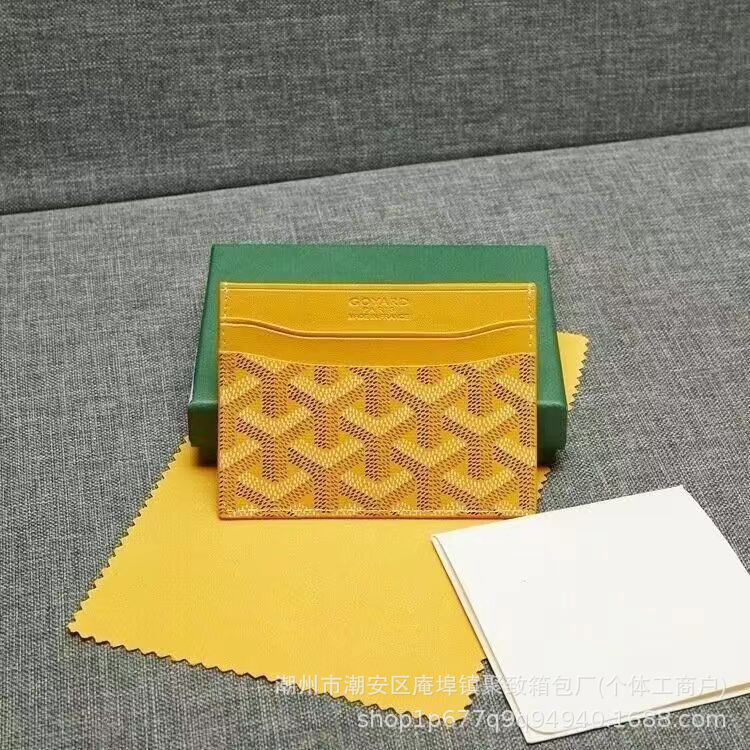 现货代发新款goyard男女信用卡零钱包狗牙卡包卡套高雅德卡夹跨境 14