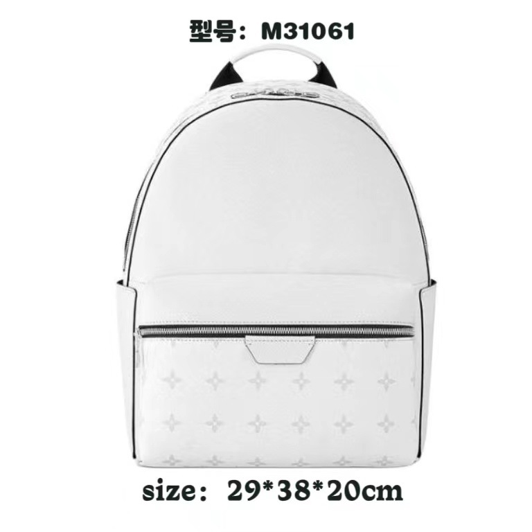 2024新款欧美双肩包男士大容量商务背包时尚书包防水背包学生书包 12