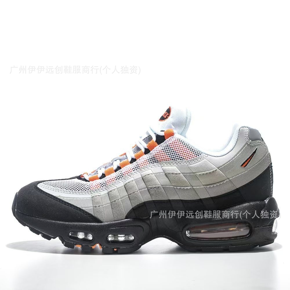 男式运动单鞋气垫减震户外休闲弹簧跑步鞋女鞋大码AIRMAX95跨境 38