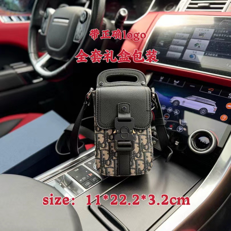 新款男士手机包多功能薄款皮带手机套竖款单肩包斜挎包帆布小方包