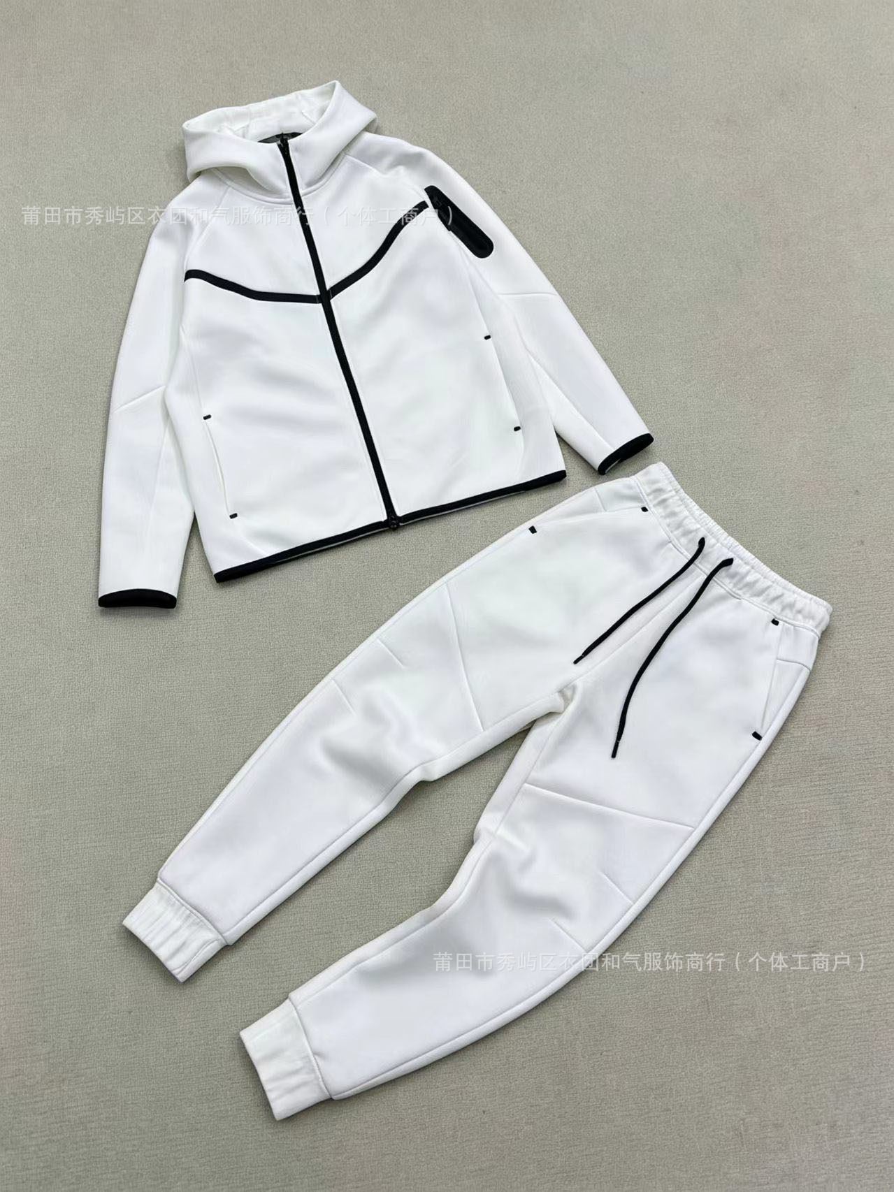 2025春秋休闲运动压胶科技拉链外套卫裤套装950和496 8