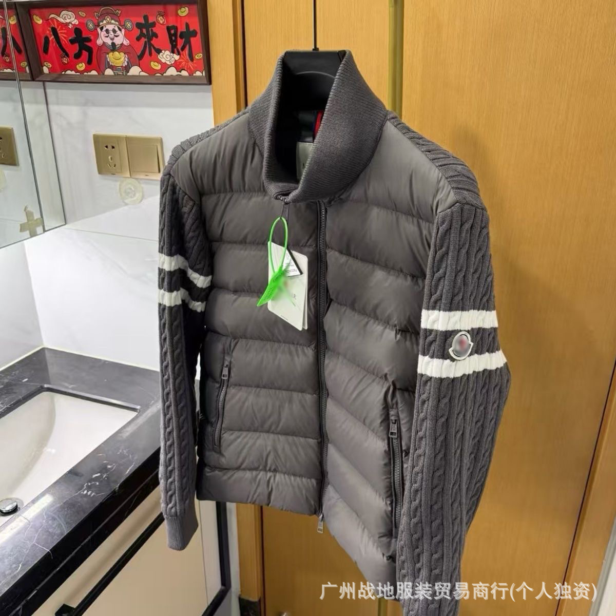 跨境高版本外贸M玛雅黑色经典羽绒服白鸭绒舒适保暖防寒连帽外套 51