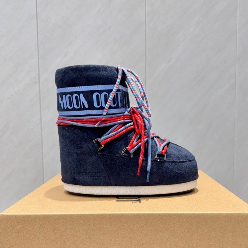 高定25ss秋冬新款月亮靴雪地靴系列内增高防滑保暖丑萌滑雪鞋短靴 33