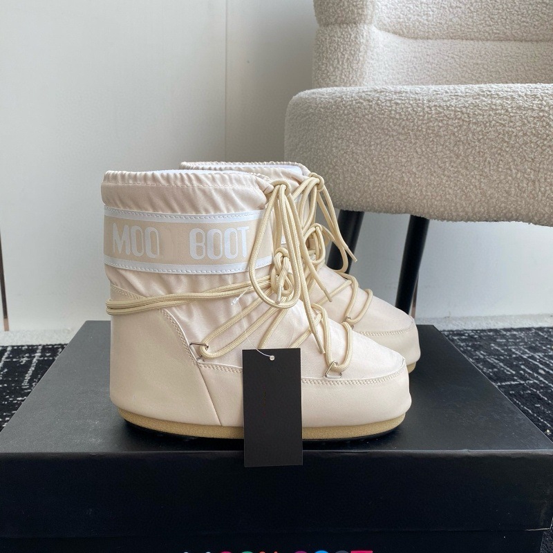 高定25ss秋冬新款月亮靴雪地靴系列内增高防滑保暖丑萌滑雪鞋短靴 9