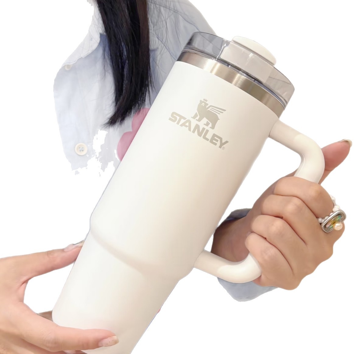 STANLEY海外原版不锈钢吸管杯美版大容量保温杯冷水杯子女冰霸杯 5