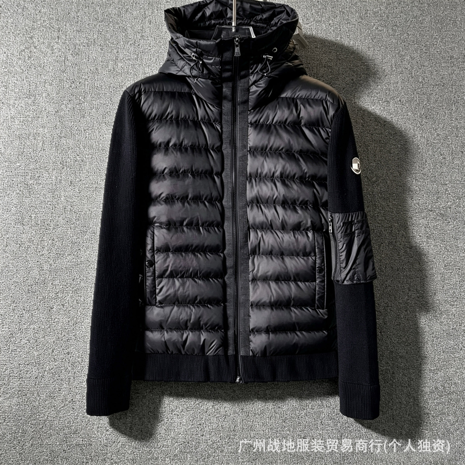 跨境高版本外贸M玛雅黑色经典羽绒服白鸭绒舒适保暖防寒连帽外套 33