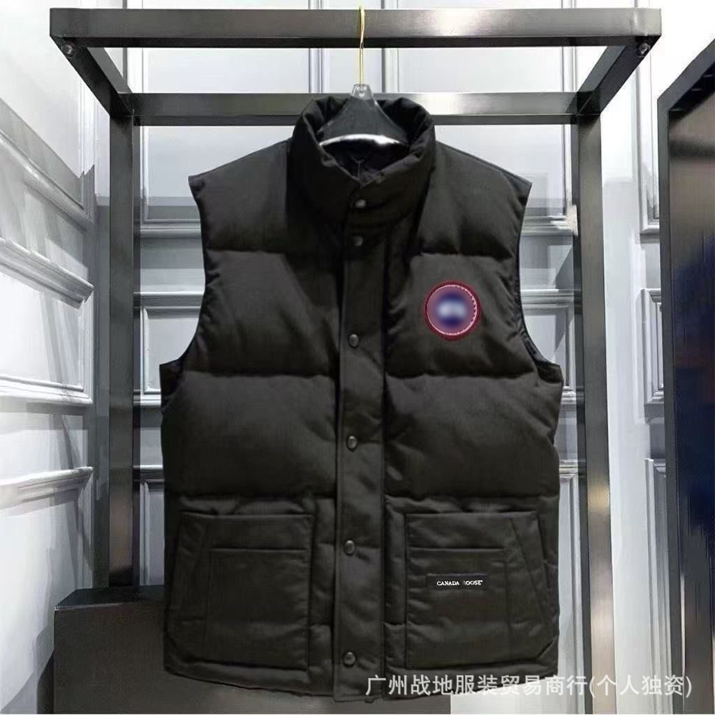 新款高端正确版大鹅大口袋男女情侣派克棉服连帽加厚保暖防风外套 12