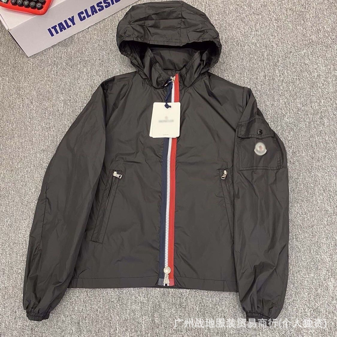 跨境高版本外贸M玛雅黑色经典羽绒服白鸭绒舒适保暖防寒连帽外套 53