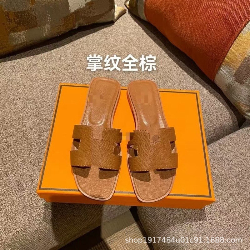 欧洲站外贸专供H家拖鞋夏季防滑外穿必备一字凉拖鞋Y标经典款批发 16
