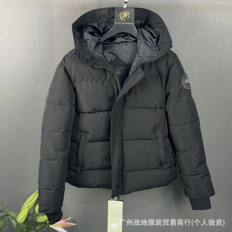 新款高端正确版大鹅大口袋男女情侣派克棉服连帽加厚保暖防风外套 6