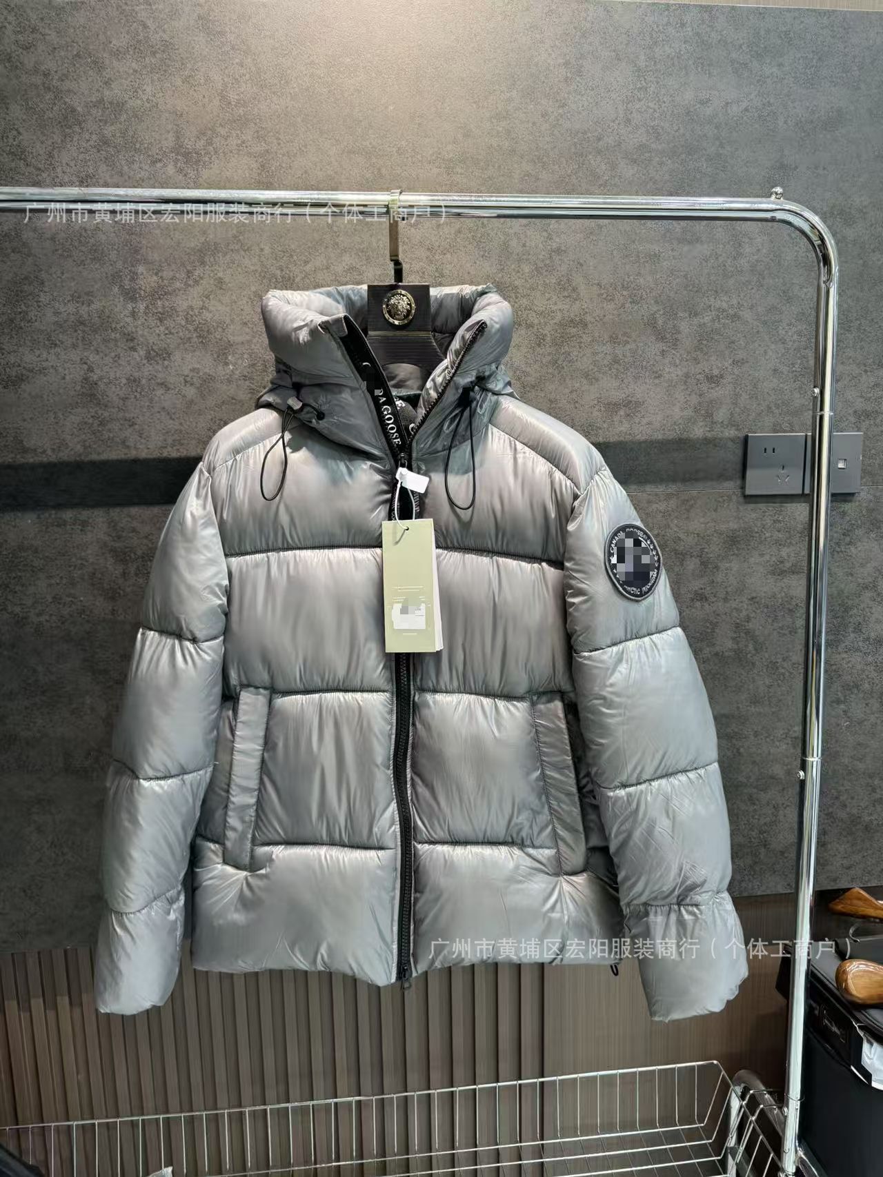 29款大鹅毛领大口袋男女同款派克棉服宽松连帽加厚保暖中长款外套 9