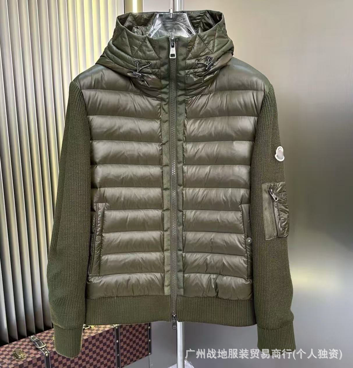 跨境高版本外贸M玛雅黑色经典羽绒服白鸭绒舒适保暖防寒连帽外套 41