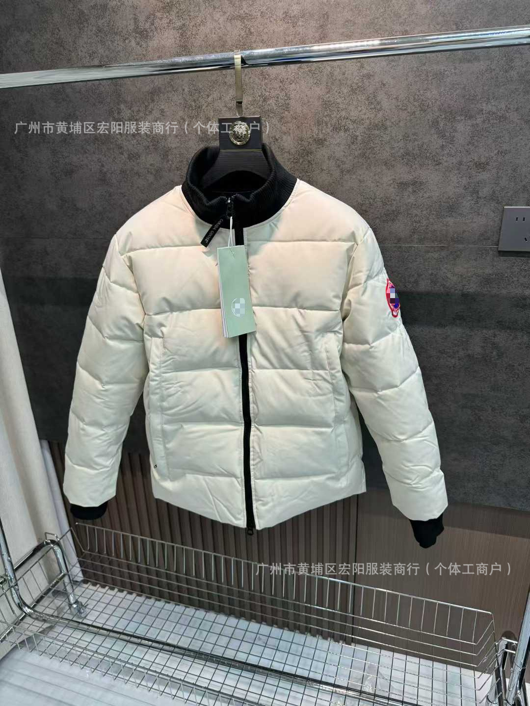 29款大鹅毛领大口袋男女同款派克棉服宽松连帽加厚保暖中长款外套 7