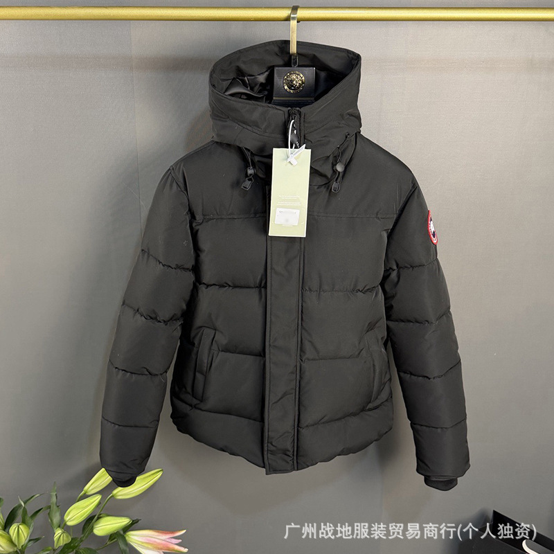 新款高端正确版大鹅大口袋男女情侣派克棉服连帽加厚保暖防风外套 52