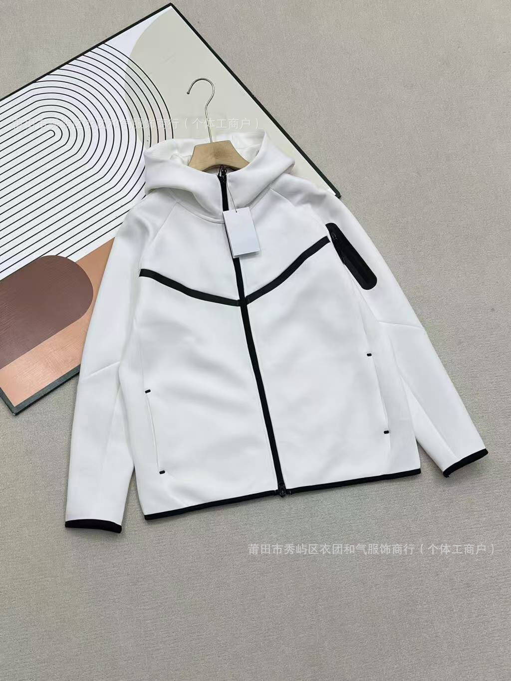 2025春秋休闲运动压胶科技拉链外套卫裤套装950和496 12