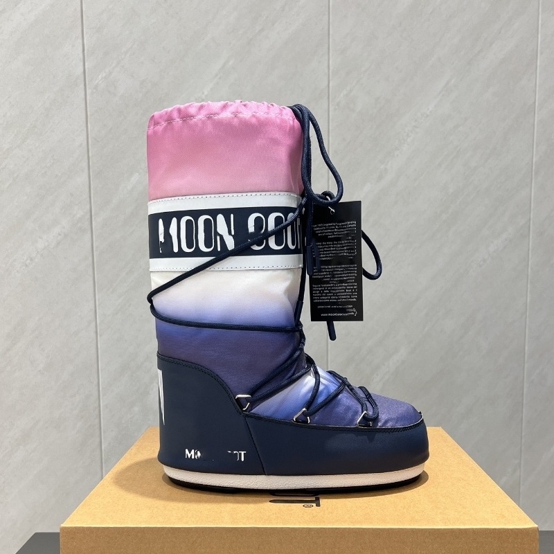 高定25ss秋冬新款月亮靴雪地靴系列内增高防滑保暖丑萌滑雪鞋短靴 40
