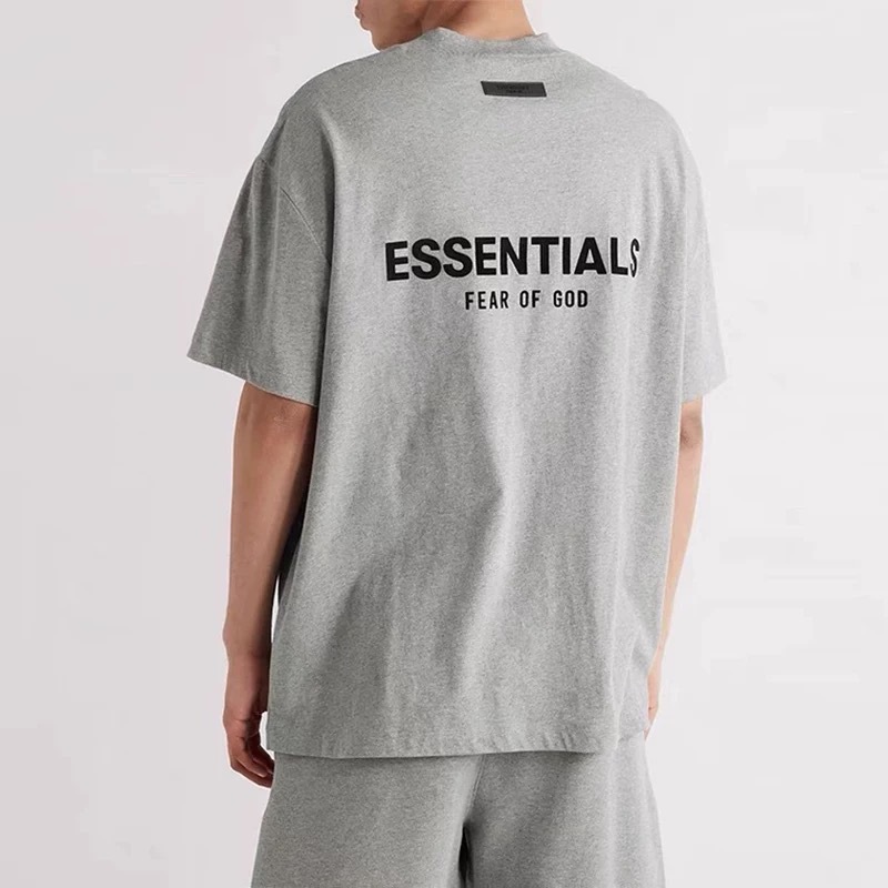 高端原厂复线ESSENTIALS短袖高街美式宽松情侣潮牌男女纯棉T恤批 3