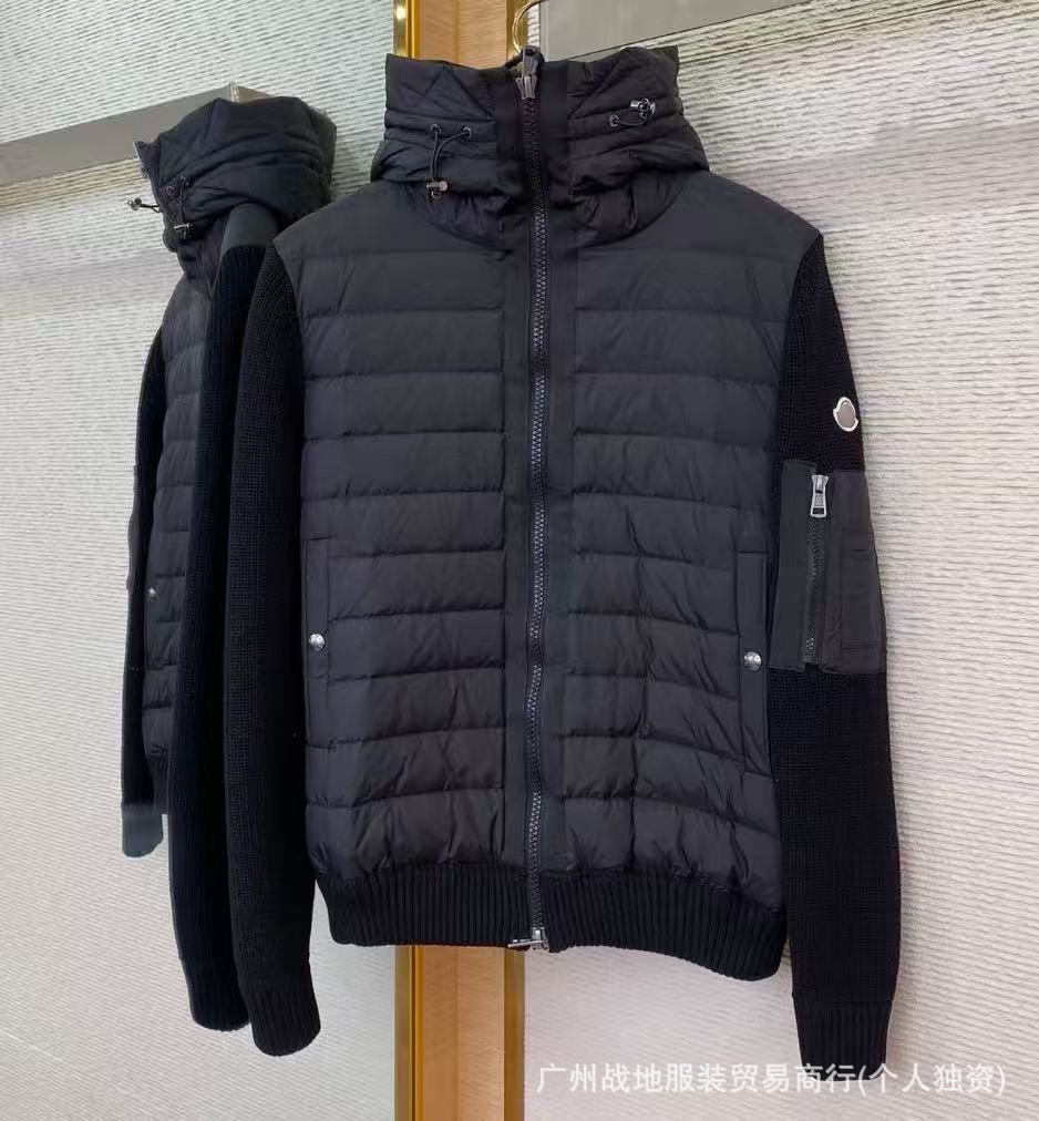 跨境高版本外贸M玛雅黑色经典羽绒服白鸭绒舒适保暖防寒连帽外套 17