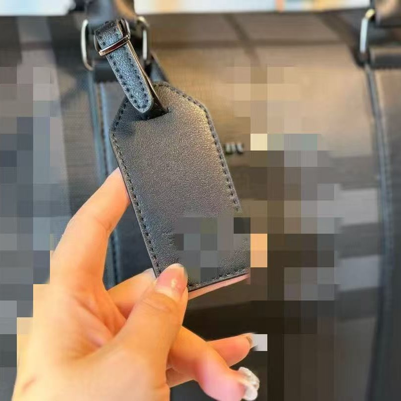 新款欧美时尚单肩斜挎手提包格纹潮牌横款公文经典商务男士电脑包 3