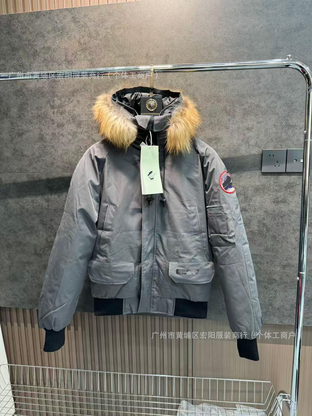 29款大鹅毛领大口袋男女同款派克棉服宽松连帽加厚保暖中长款外套 14