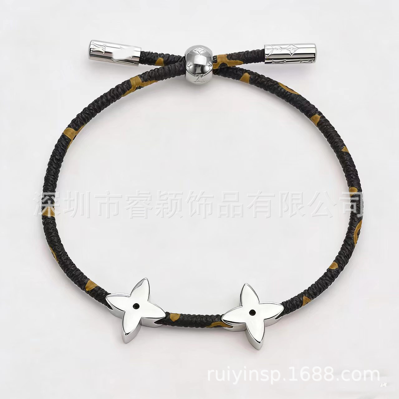 驴家手镯牛皮绳环系列几何型大牌同款中古拆皮独立包装亚马逊跨境 28