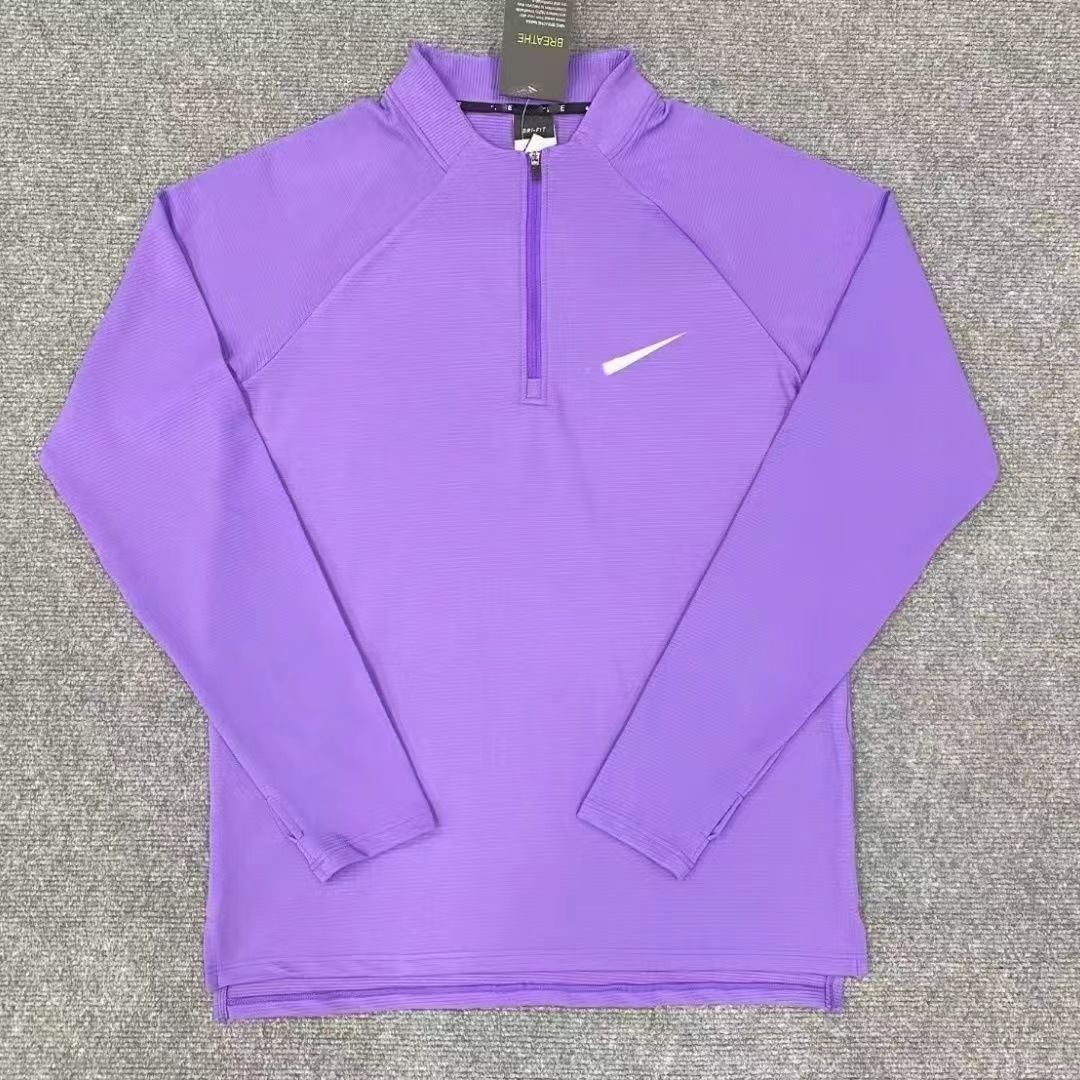 新款体育生训练半拉链春秋训练服长袖运动训练跑步上衣透气反光潮 5