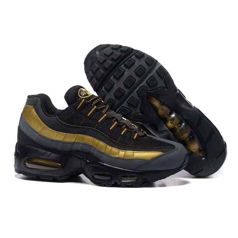 男式运动单鞋气垫减震户外休闲弹簧跑步鞋女鞋大码AIRMAX95跨境 2