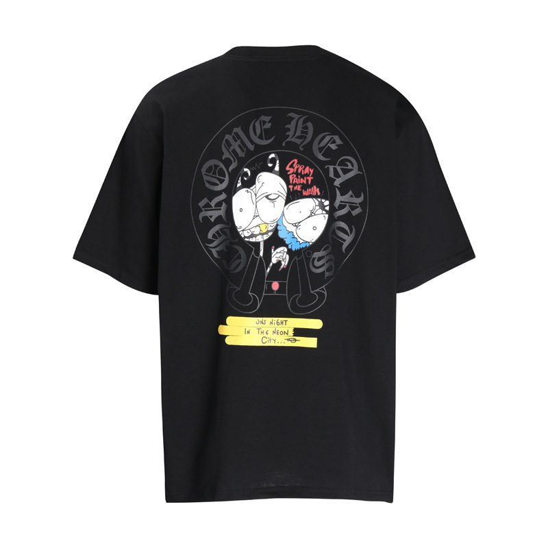 ChromeHeart24新款克罗伈正确版夏季短袖欧美街头嘻哈男女t系列 53