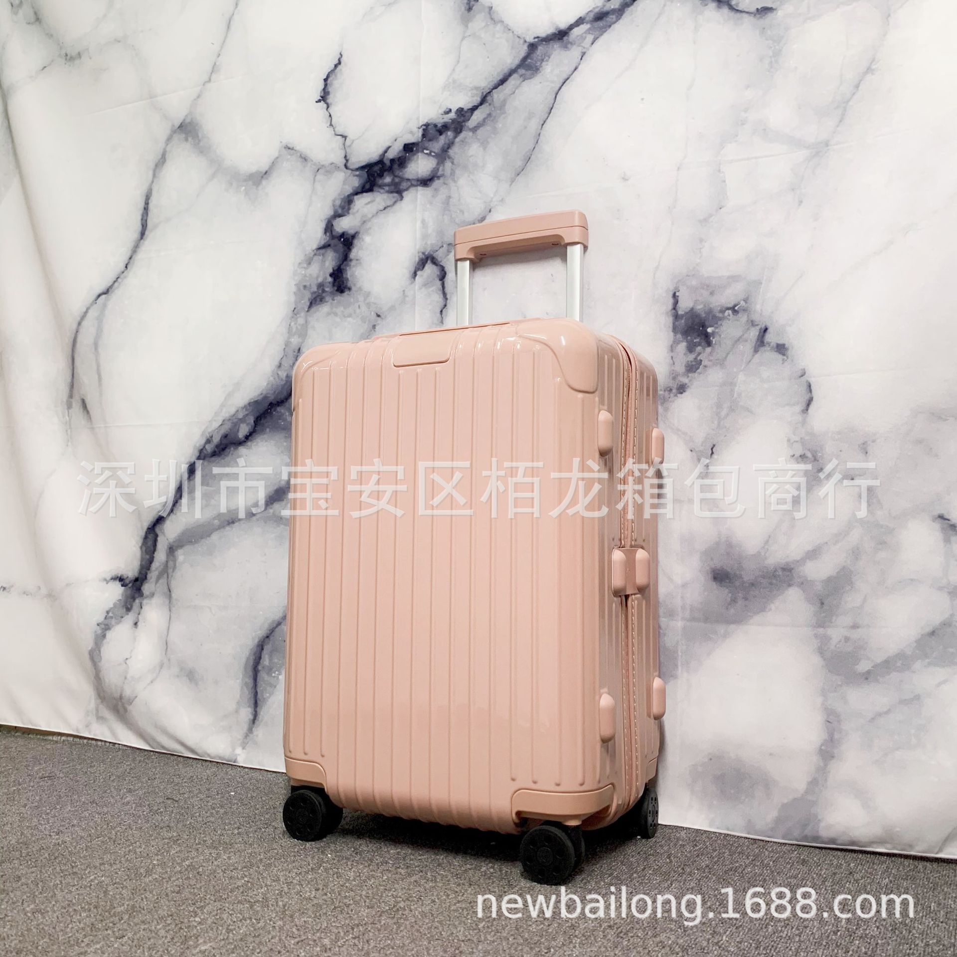 R家新内饰Essential旅行箱拉杆箱行李箱超轻PC拉链密码万向轮高版 15