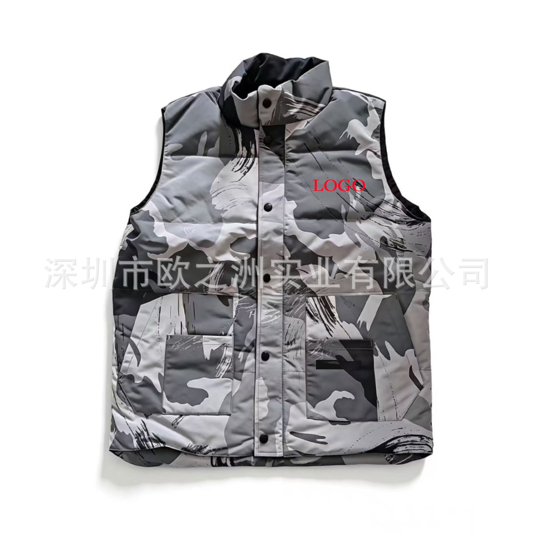Palm Moose Men Gilet Body Warmer Puffer Down Vest男羽绒马甲 12
