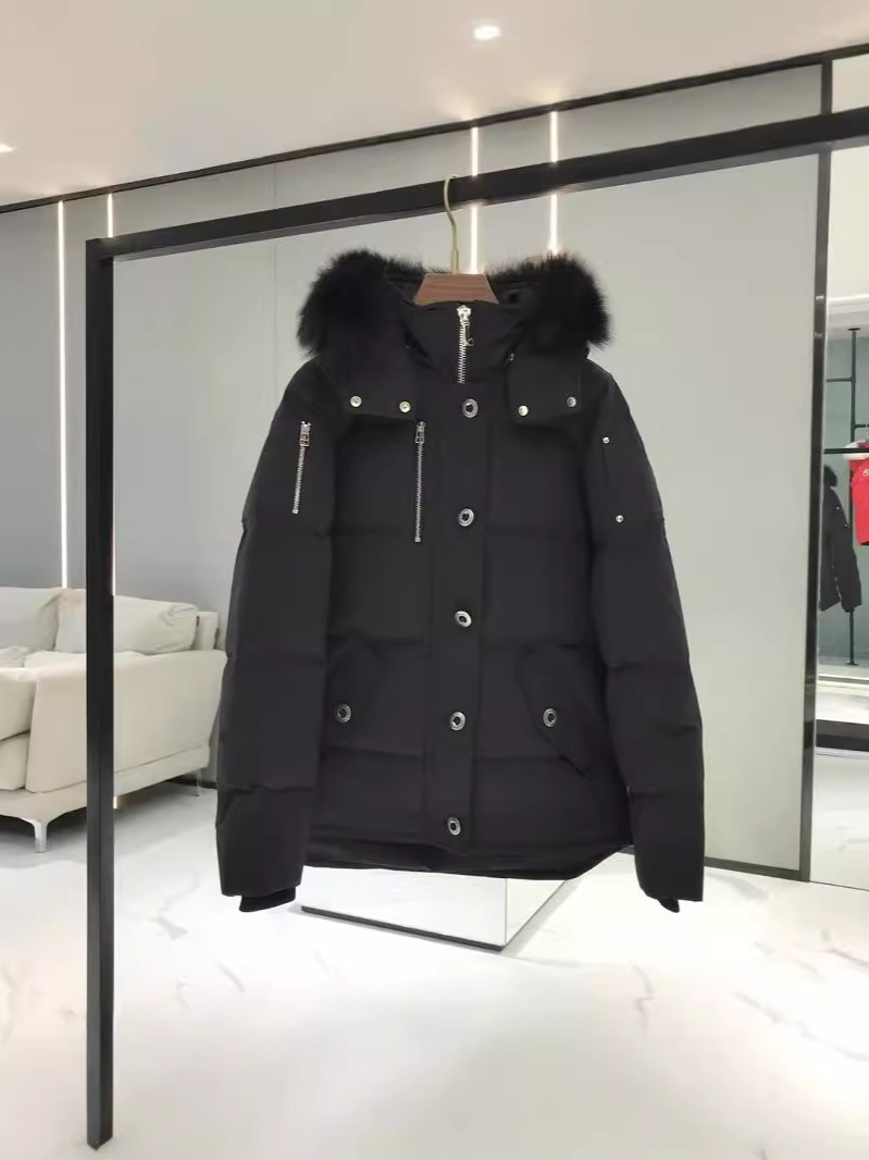 Moose剪刀羽绒服06款05款男女同款情侣外套狐狸毛领户外滑雪装 7