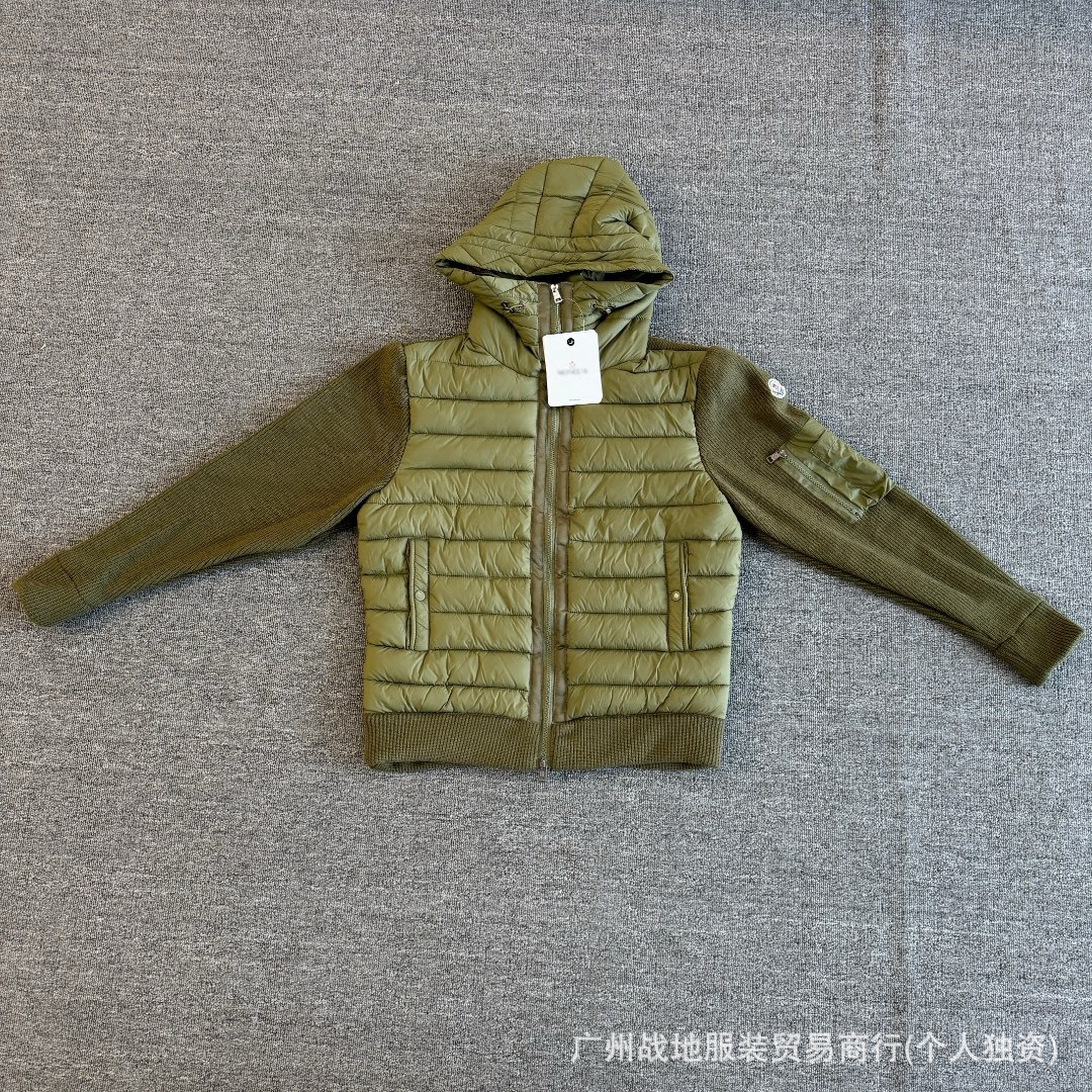 跨境高版本外贸M玛雅黑色经典羽绒服白鸭绒舒适保暖防寒连帽外套 80