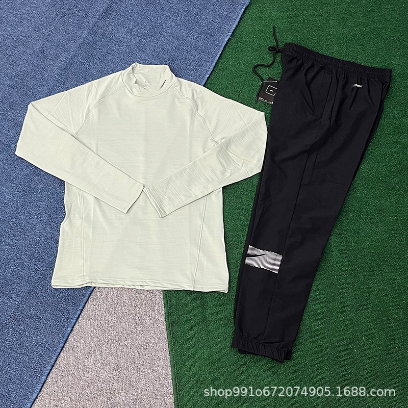 （184Q浅灰色+7515黑色长裤）