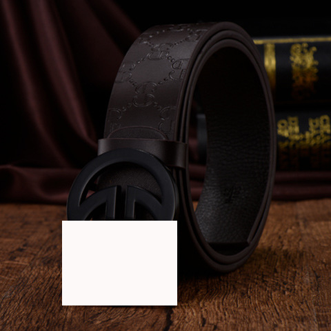 69压花咖啡色黑扣