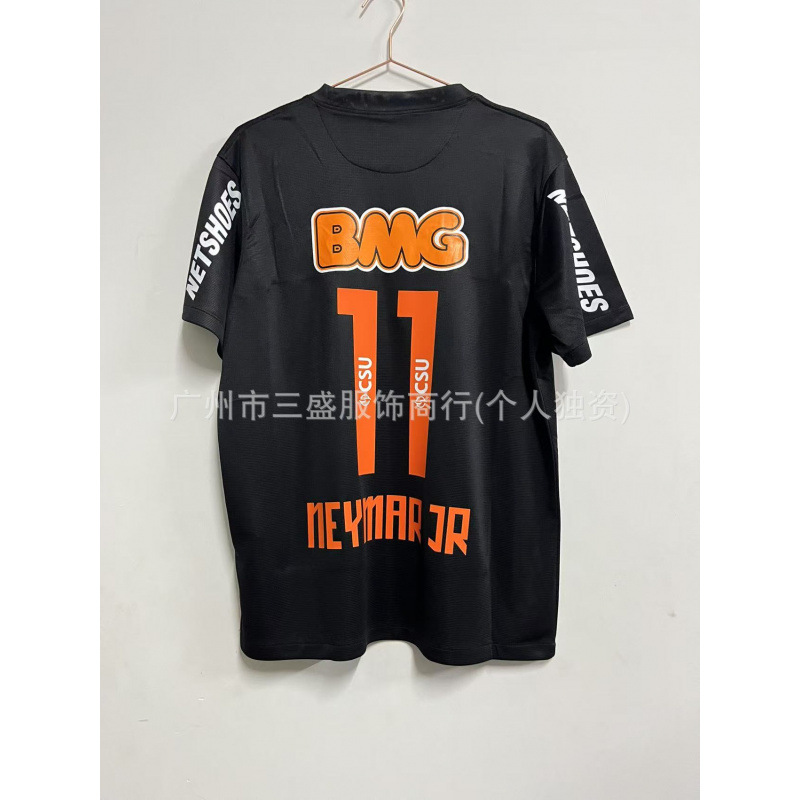 复古2012桑托斯球衣山度士纪念版足球服11号内马尔跨境巴西签名版 29
