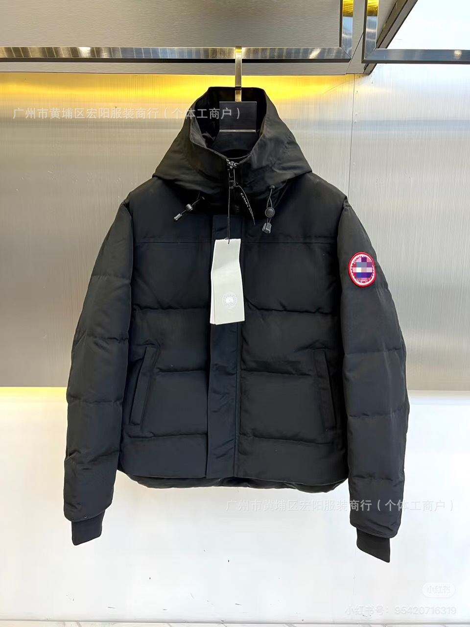 29款大鹅毛领大口袋男女同款派克棉服宽松连帽加厚保暖中长款外套 25