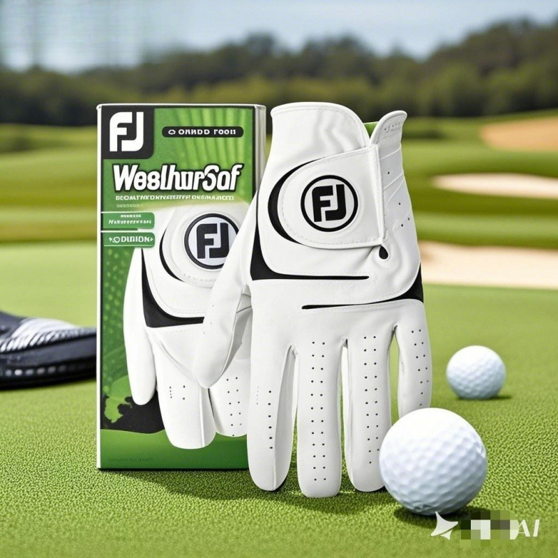 PU高尔夫手套FJ男士运动手套左手防滑耐磨透气FJ手套成人跨境