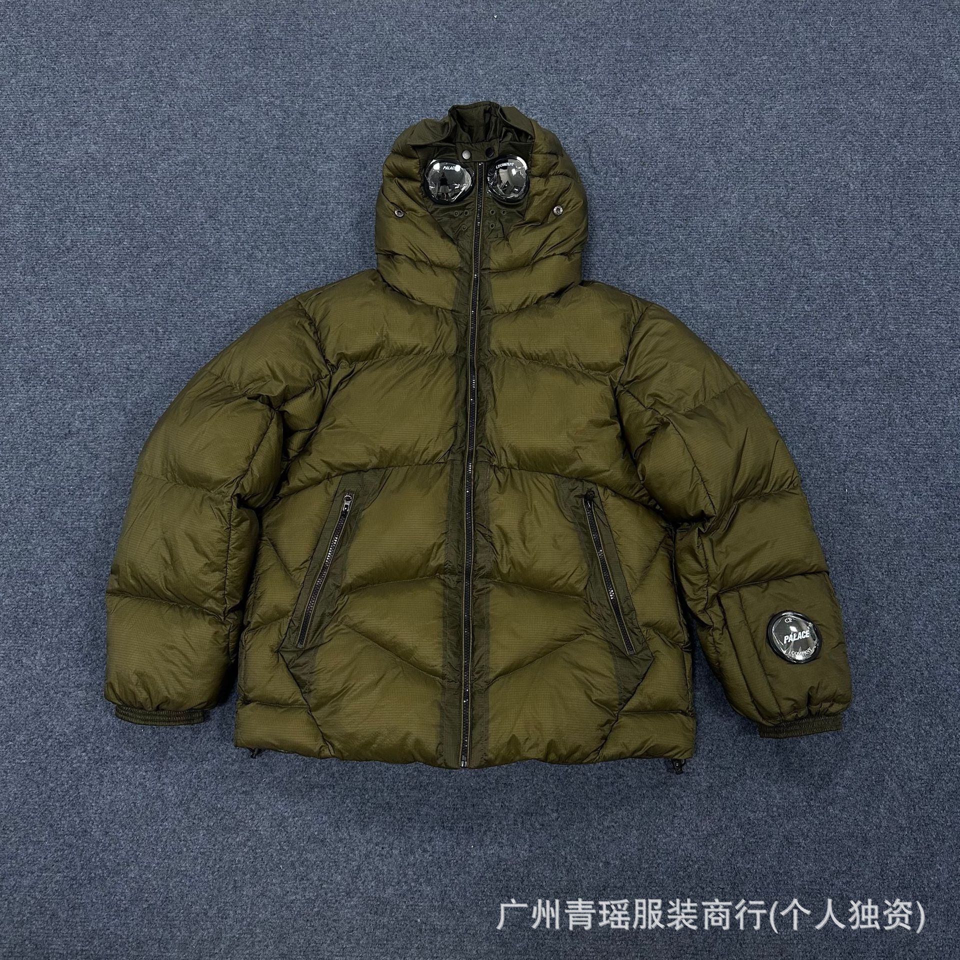 跨境CPCOMPANY冬季加厚保暖棉服眼镜palace联名街头潮流连帽外套 5