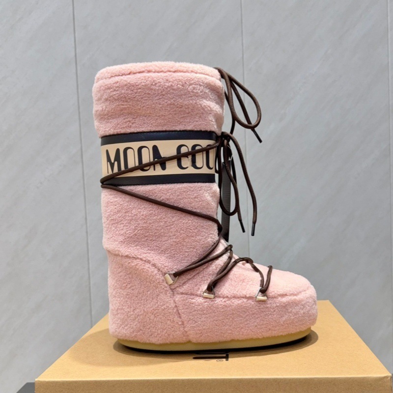 高定25ss秋冬新款月亮靴雪地靴系列内增高防滑保暖丑萌滑雪鞋短靴 61