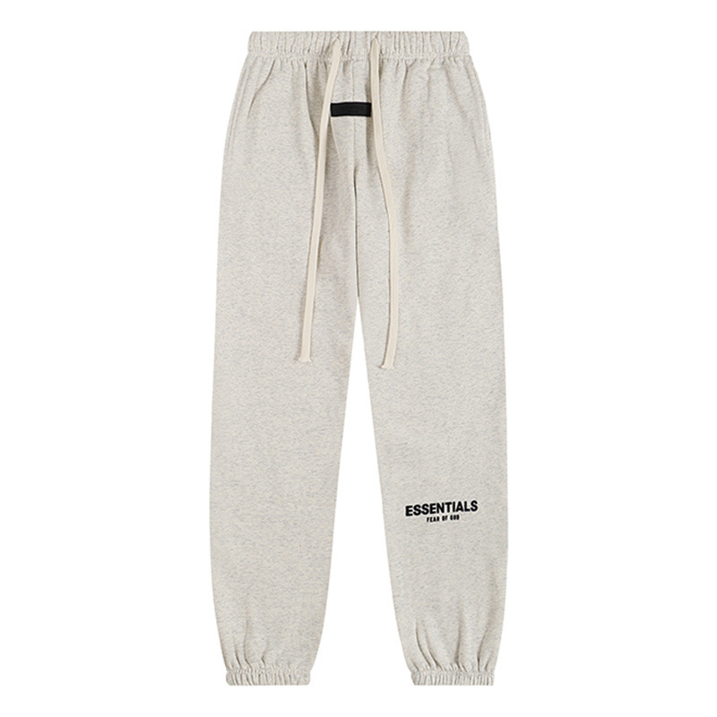新款FEAR OF GOD ESSENTIALS植绒字母男女休闲宽松加绒连帽卫衣潮 43
