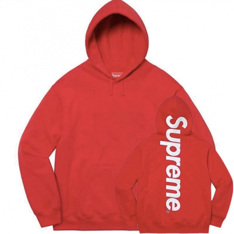 高版本supreme25SS 潮牌HOODED SWEATSHIRT 大LOGO加绒帽衫卫衣 45