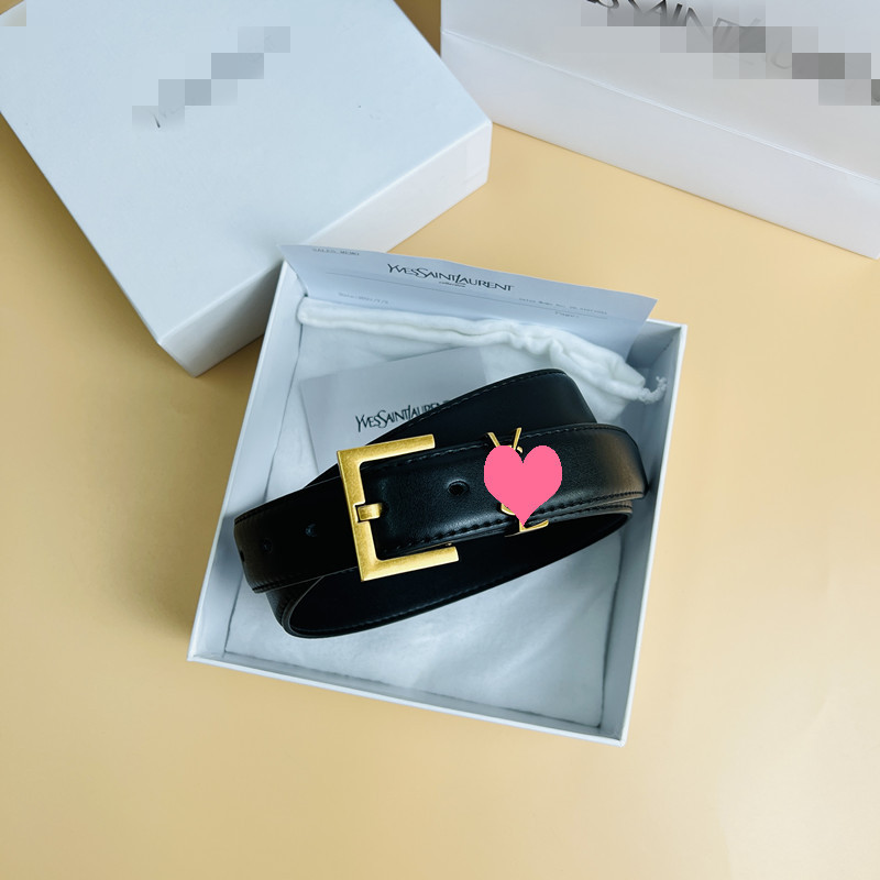 新款女士腰带3.0cm针扣杨家皮带时尚ins风牛皮皮带跨境批发 4