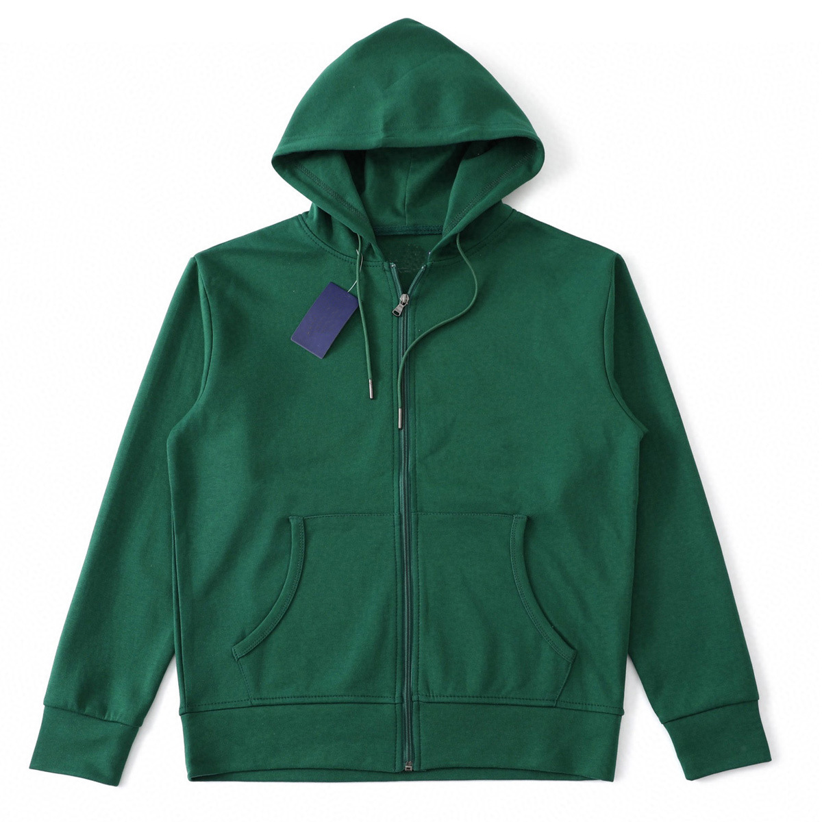 高品质跨境保罗霍华德基础款小马标刺绣logo连帽卫衣男女拉链外套 17