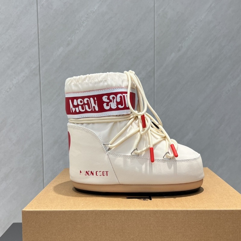 高定25ss秋冬新款月亮靴雪地靴系列内增高防滑保暖丑萌滑雪鞋短靴 8