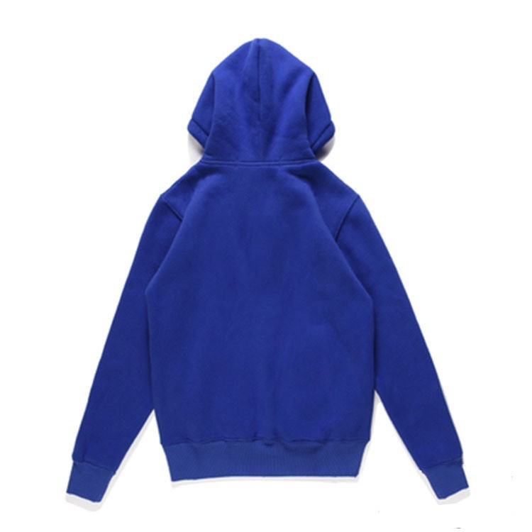 前小红心开衫毛圈蓝色